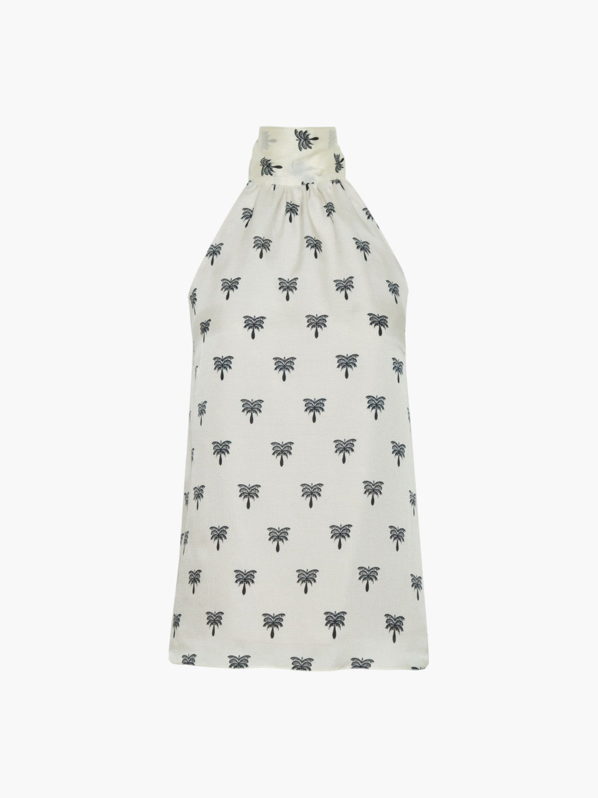 Magdalena Martellato Silk Blouse | Ivory/Black Polka Palms Magdalena Martellato Silk Blouse | Ivory/Black Polka Palms - Fashionkind