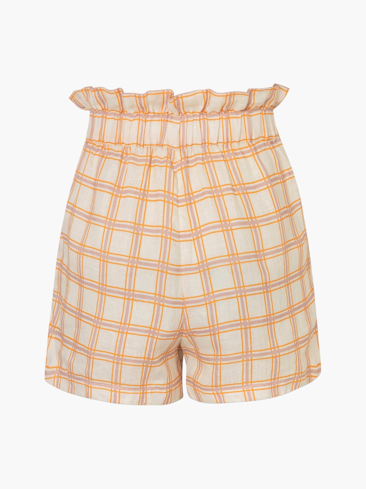 San Antonio Linen Short | Cream and Butter Scotch San Antonio Linen Short | Cream and Butter Scotch - Fashionkind