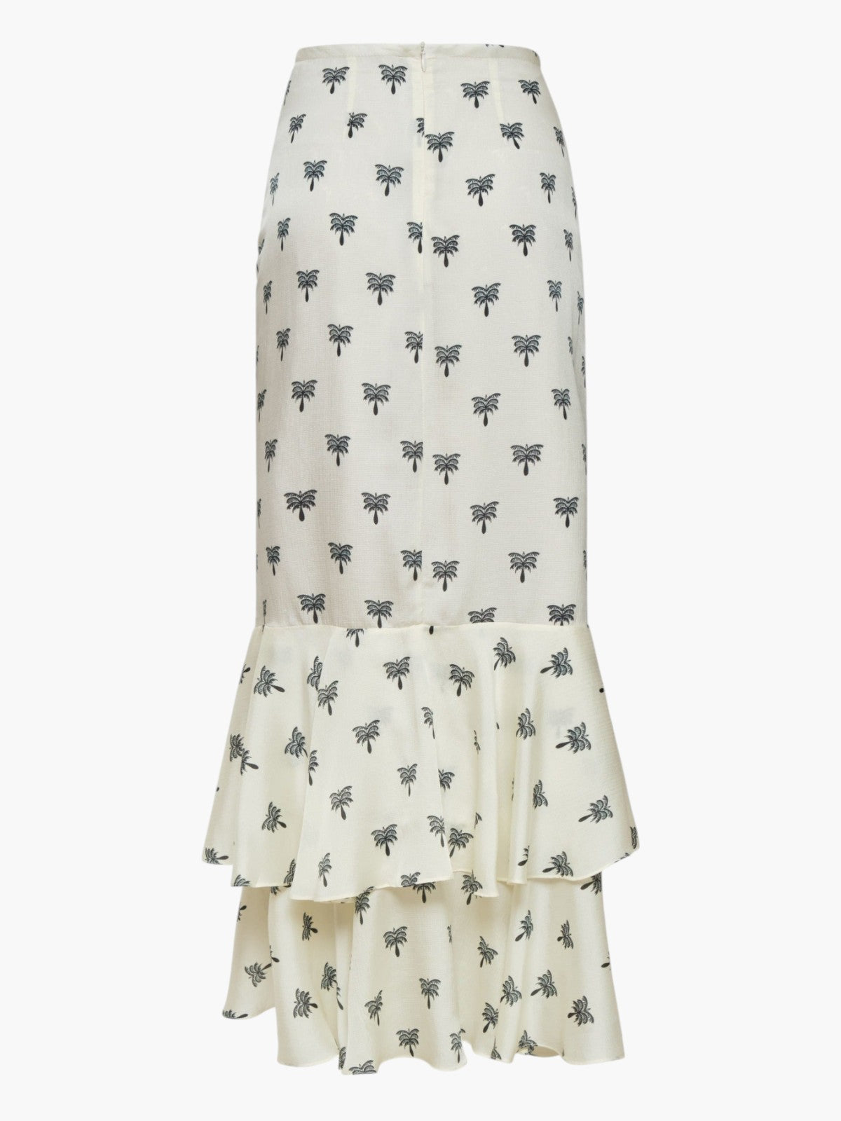 Sevilla Martellato Silk Skirt | Ivory/Black Polka Palms Sevilla Martellato Silk Skirt | Ivory/Black Polka Palms - Fashionkind