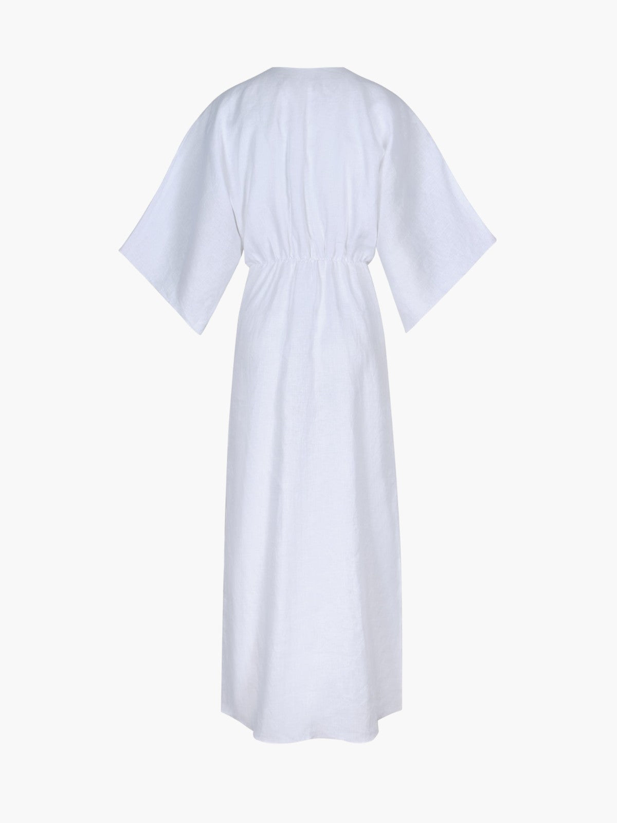 Topacio Linen Tunic | White Embroidered Topacio Linen Tunic | White Embroidered