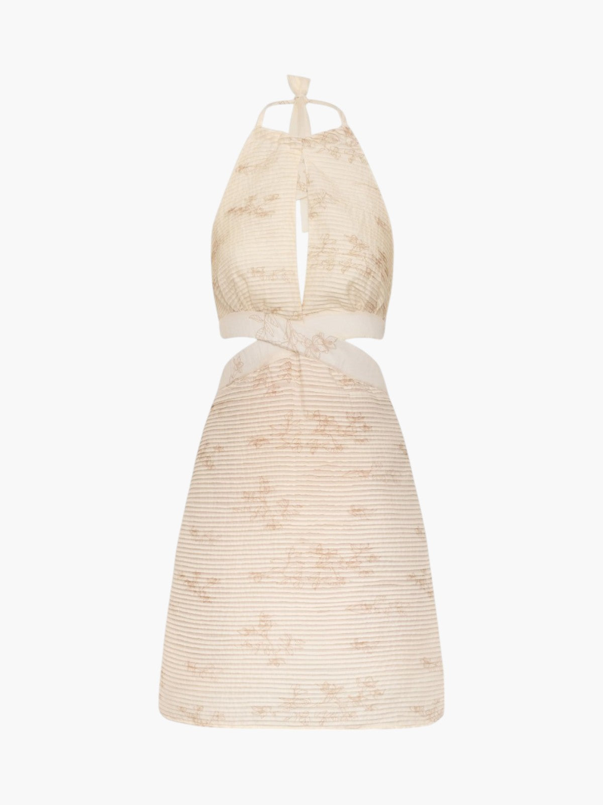 San Agustín Pleated Cotton Mini Dress | Ivory Guayacan San Agustín Pleated Cotton Mini Dress | Ivory Guayacan - Fashionkind