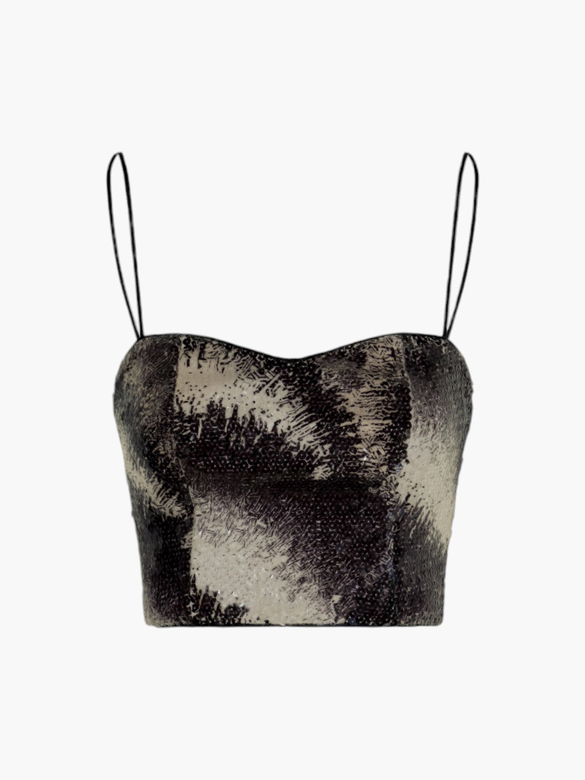 Baracoa Sequins Crop Top | Black Baracoa Sequins Crop Top | Black - Fashionkind