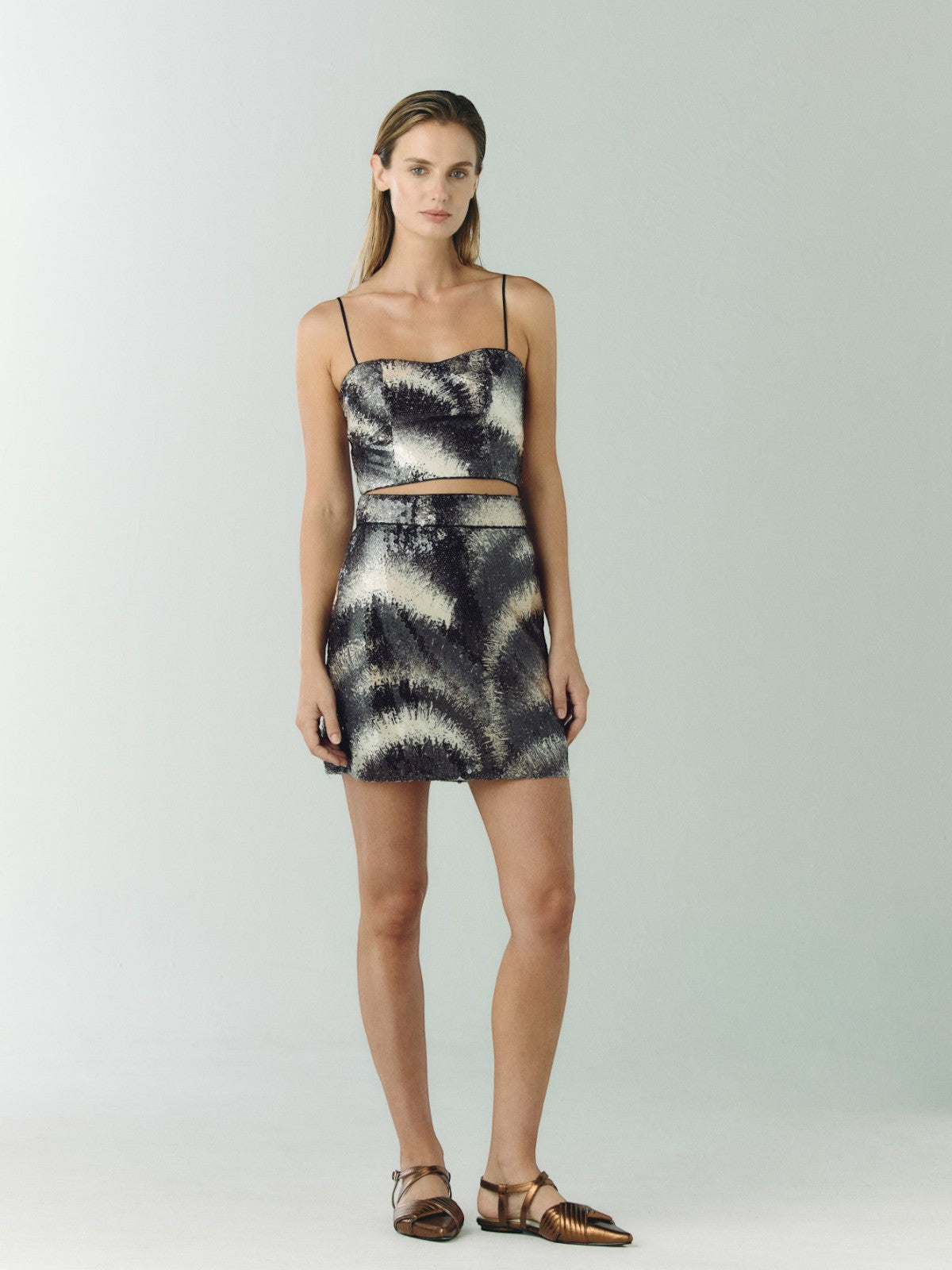 Baracoa Sequins Crop Top | Black Baracoa Sequins Crop Top | Black - Fashionkind