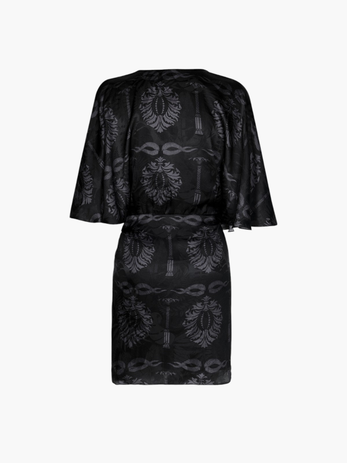 Coco Silk Jacquard Mini Dress | Black Coco Silk Jacquard Mini Dress | Black - Fashionkind