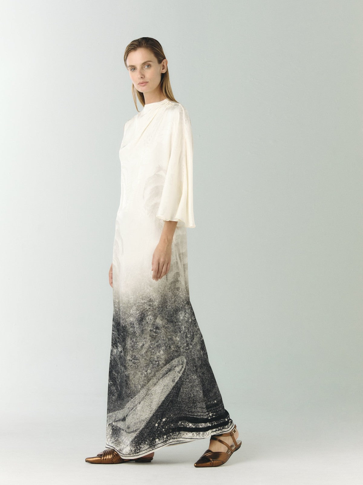 Gonzalez Silk Jacquard Maxi Dress | Paisajes Selva Gonzalez Silk Jacquard Maxi Dress | Paisajes Selva - Fashionkind