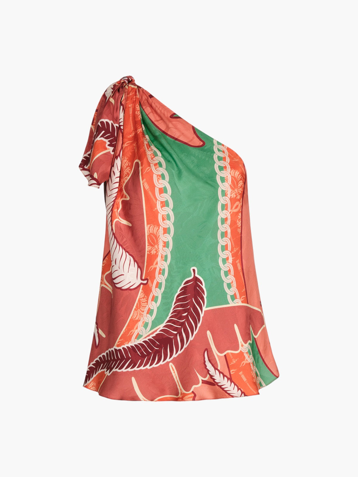 Myanmar Jacquard Blouse | Coral Myanmar Jacquard Blouse | Coral - Fashionkind