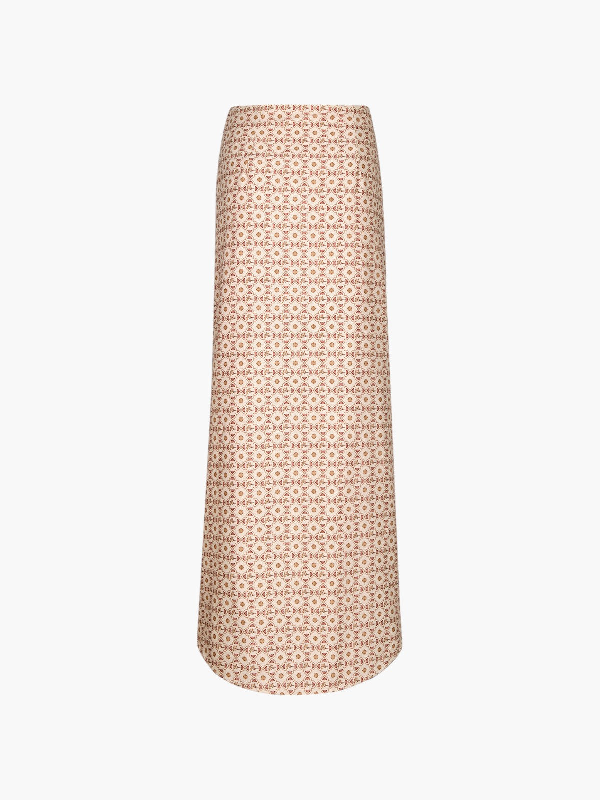 Siboney Cotton Bio Wrap Midi Skirt | Beige May Flower Siboney Cotton Bio Wrap Midi Skirt | Beige May Flower - Fashionkind