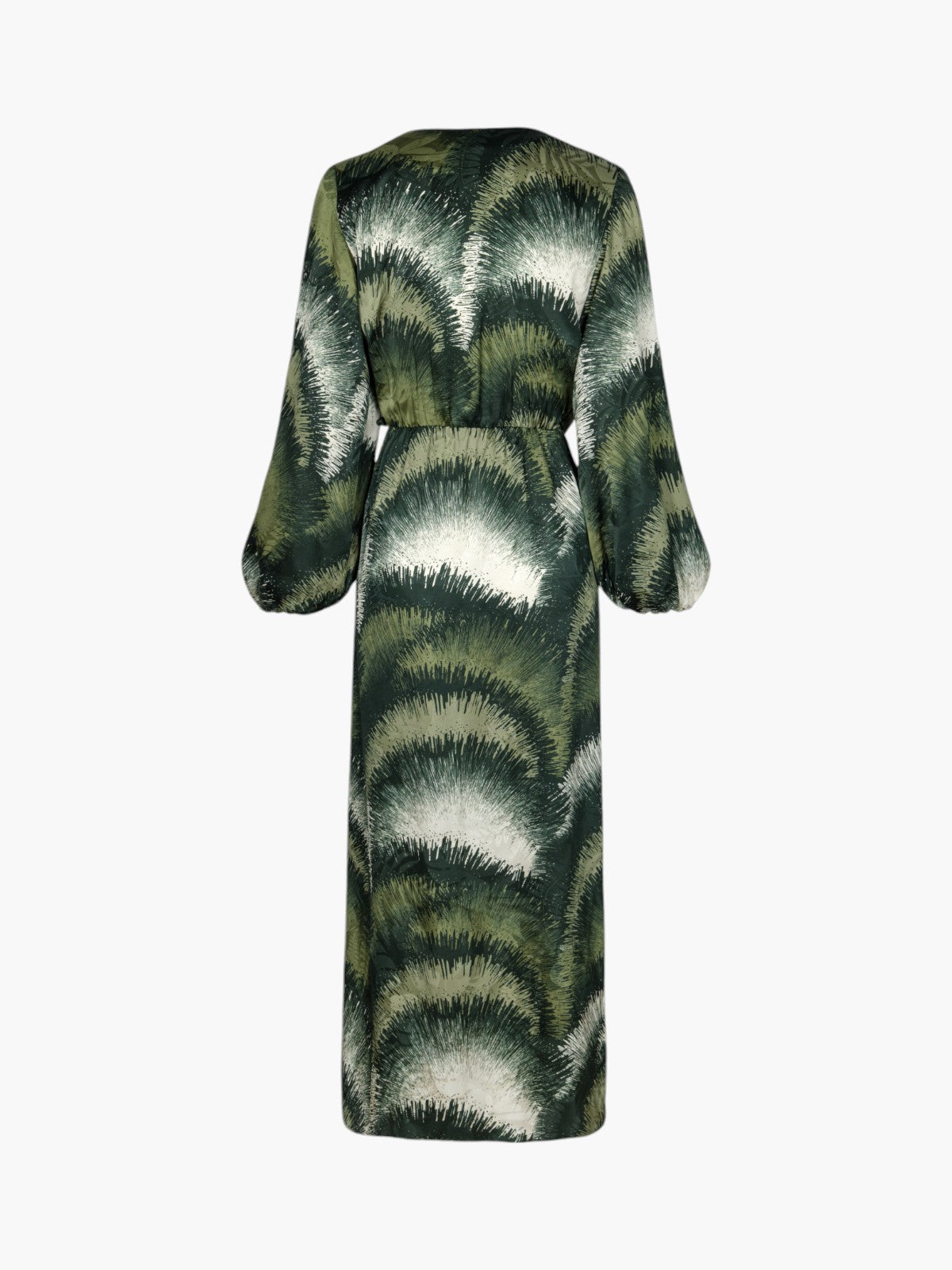 Tertulia Silk Jacquard Maxi Dress | Green Brushed Tertulia Silk Jacquard Maxi Dress | Green Brushed - Fashionkind