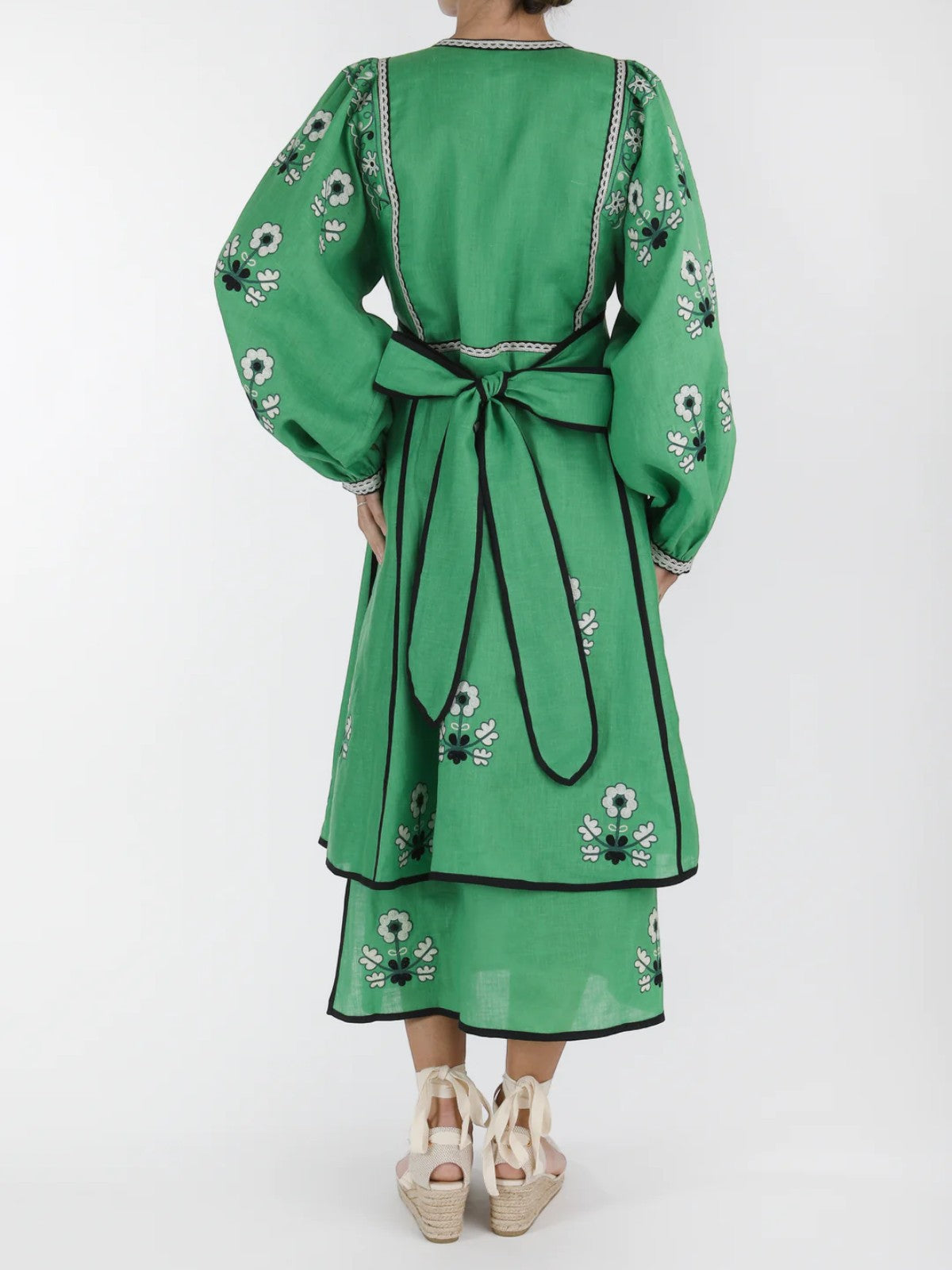 Iryna Embroidered Ukrainian Dress | Red Iryna Embroidered Ukrainian Dress | Red