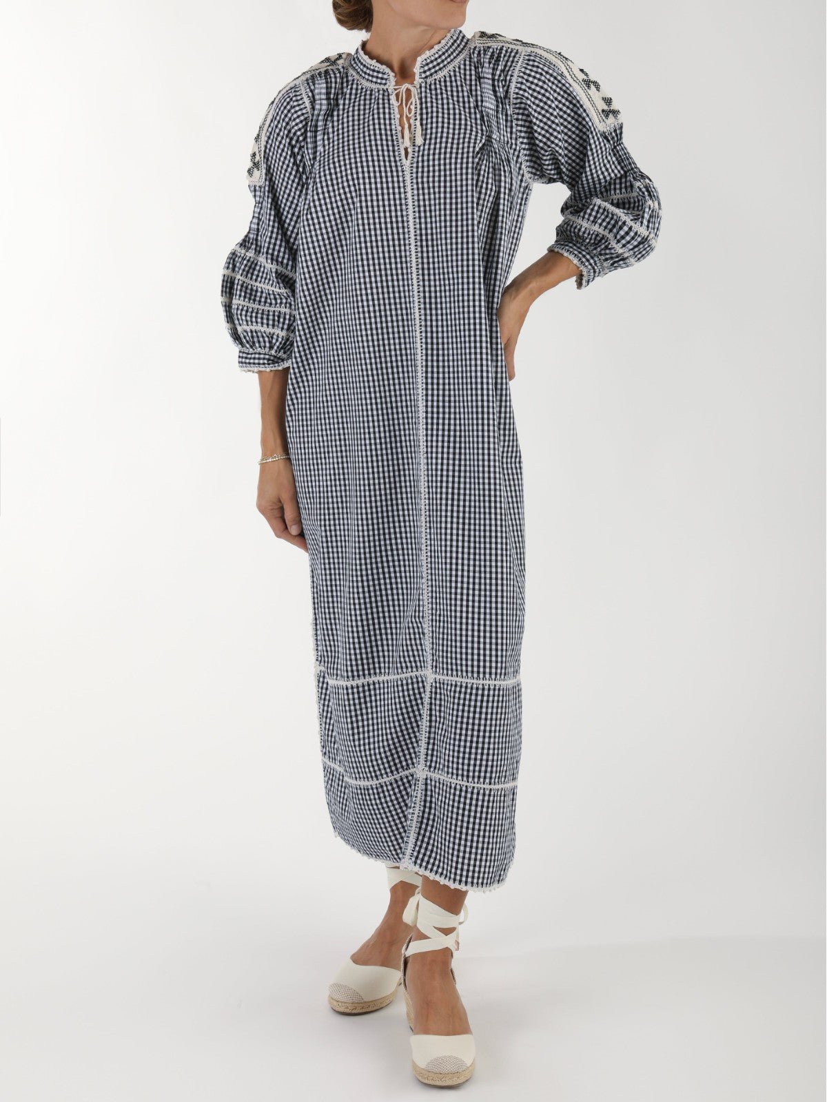 Amorcita Gingham Mexican Dress | Red Amorcita Gingham Mexican Dress | Red