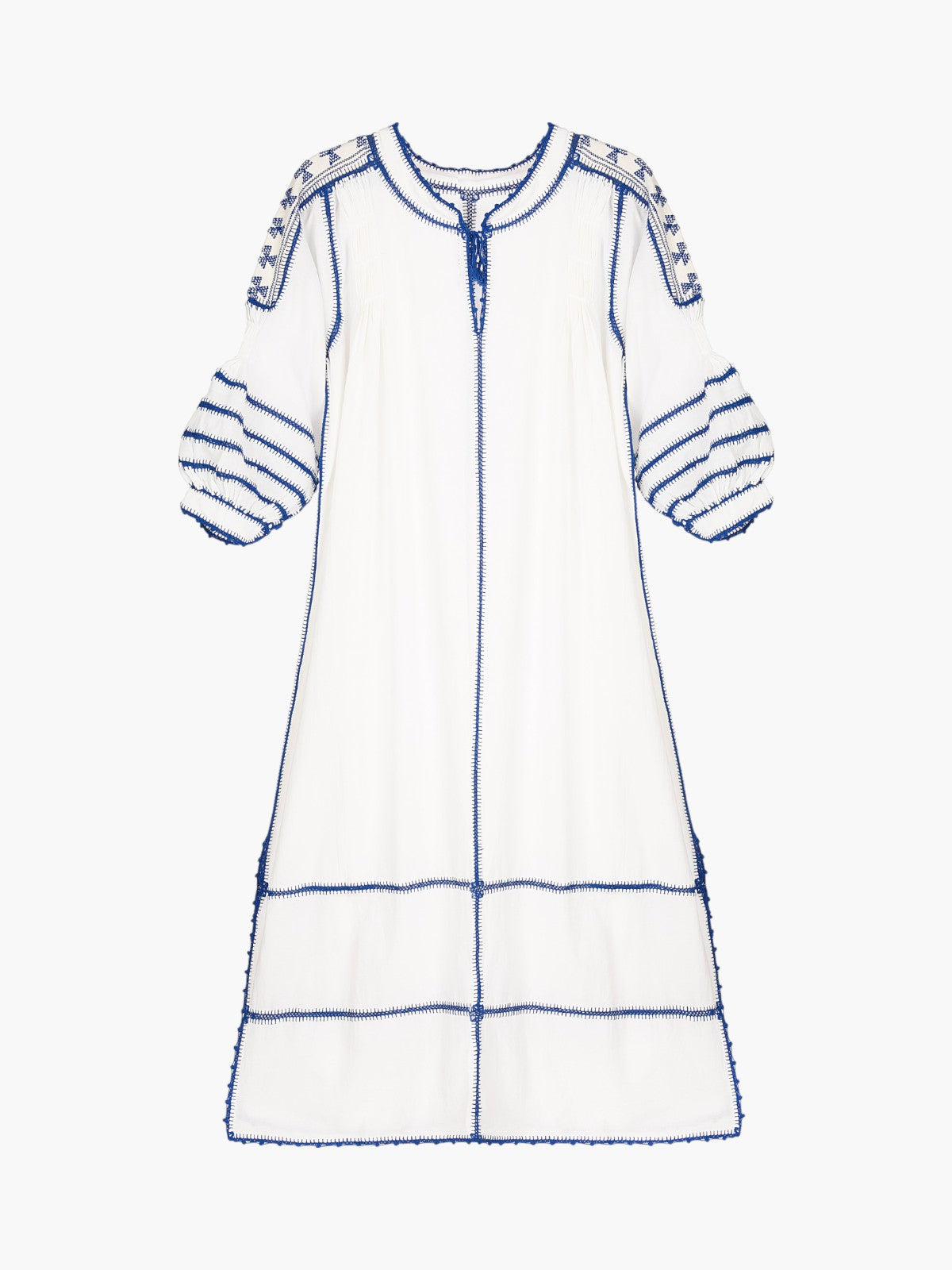 Amorcita Mexican Dress | White Amorcita Mexican Dress | White