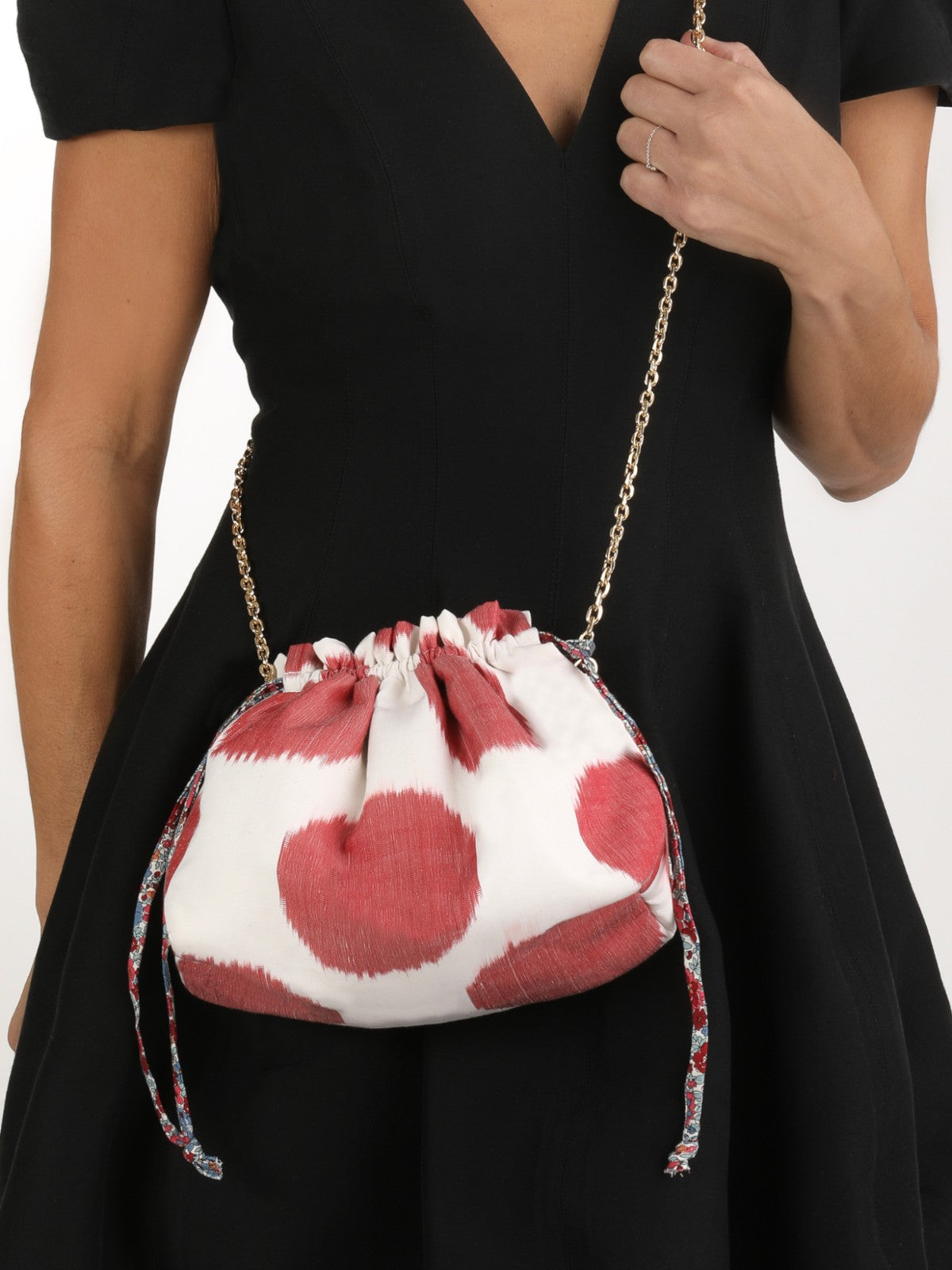 Edgartown Silk Ikat Party Purse | Red/Ivory Edgartown Silk Ikat Party Purse | Red/Ivory