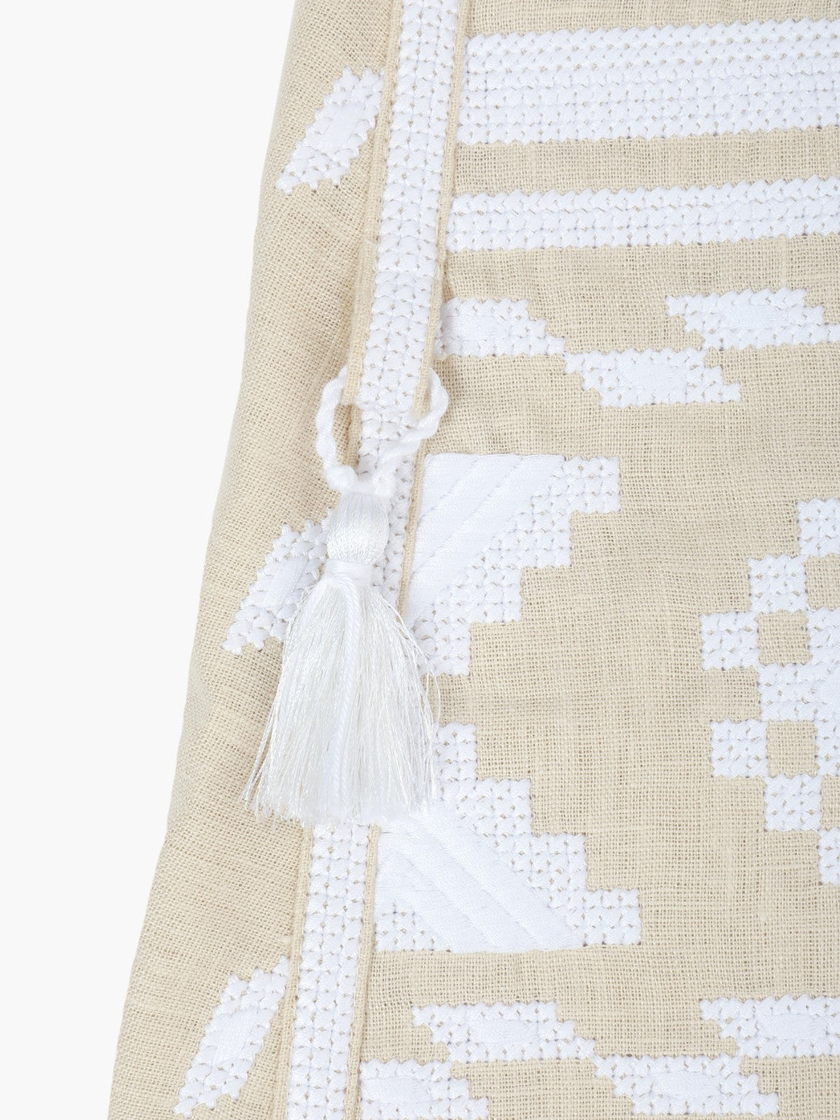 Frances Ukrainian Embroidered Skirt | Wheat Frances Ukrainian Embroidered Skirt | Wheat