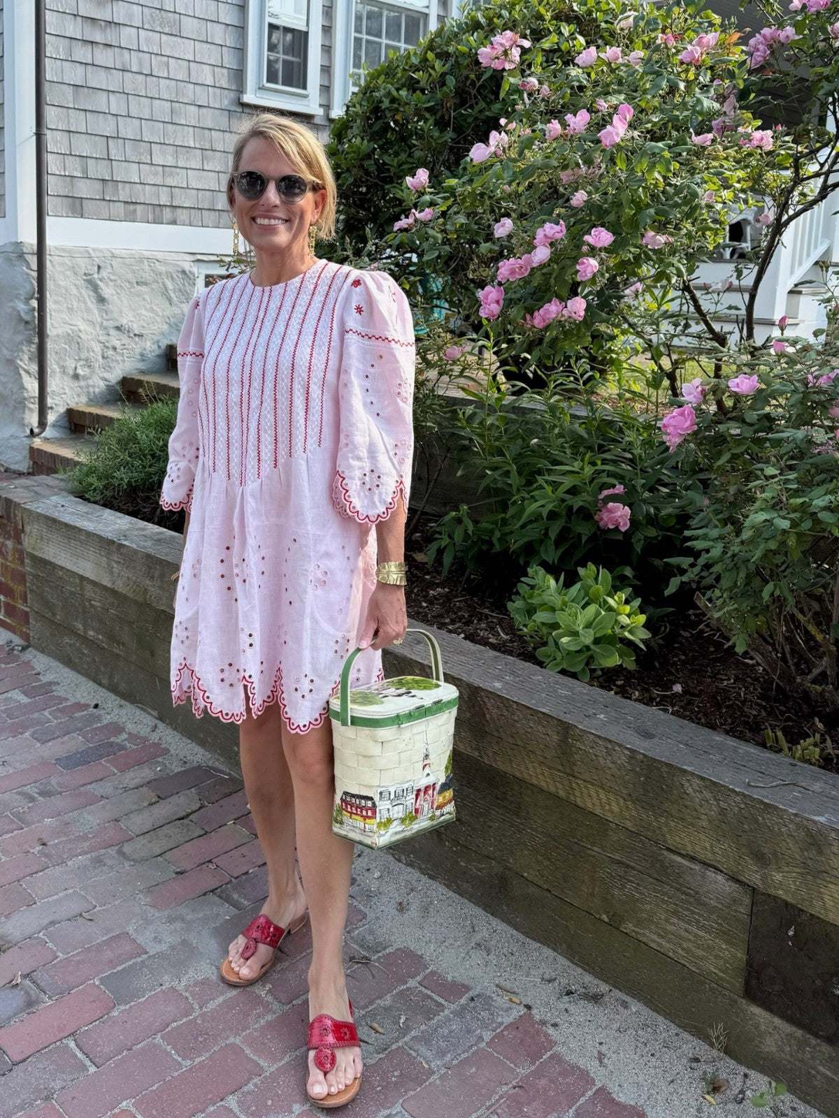 Marianna Ukrainian Embroidered Dress | Pink/Red Marianna Ukrainian Embroidered Dress | Pink/Red - Fashionkind