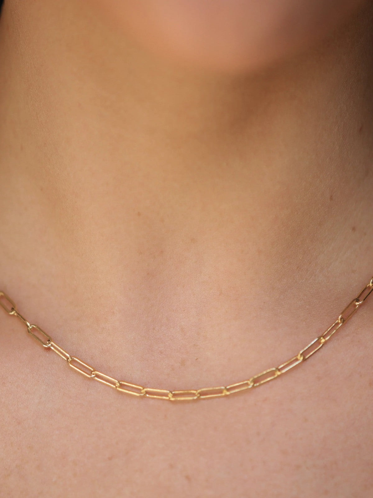 Micro Rectangle Chain Choker Micro Rectangle Chain Choker