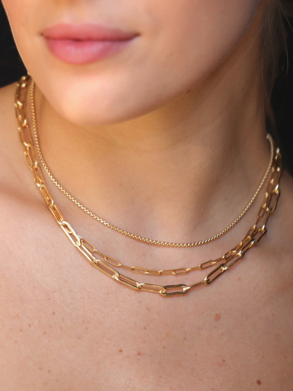 Micro Rectangle Chain Choker Micro Rectangle Chain Choker