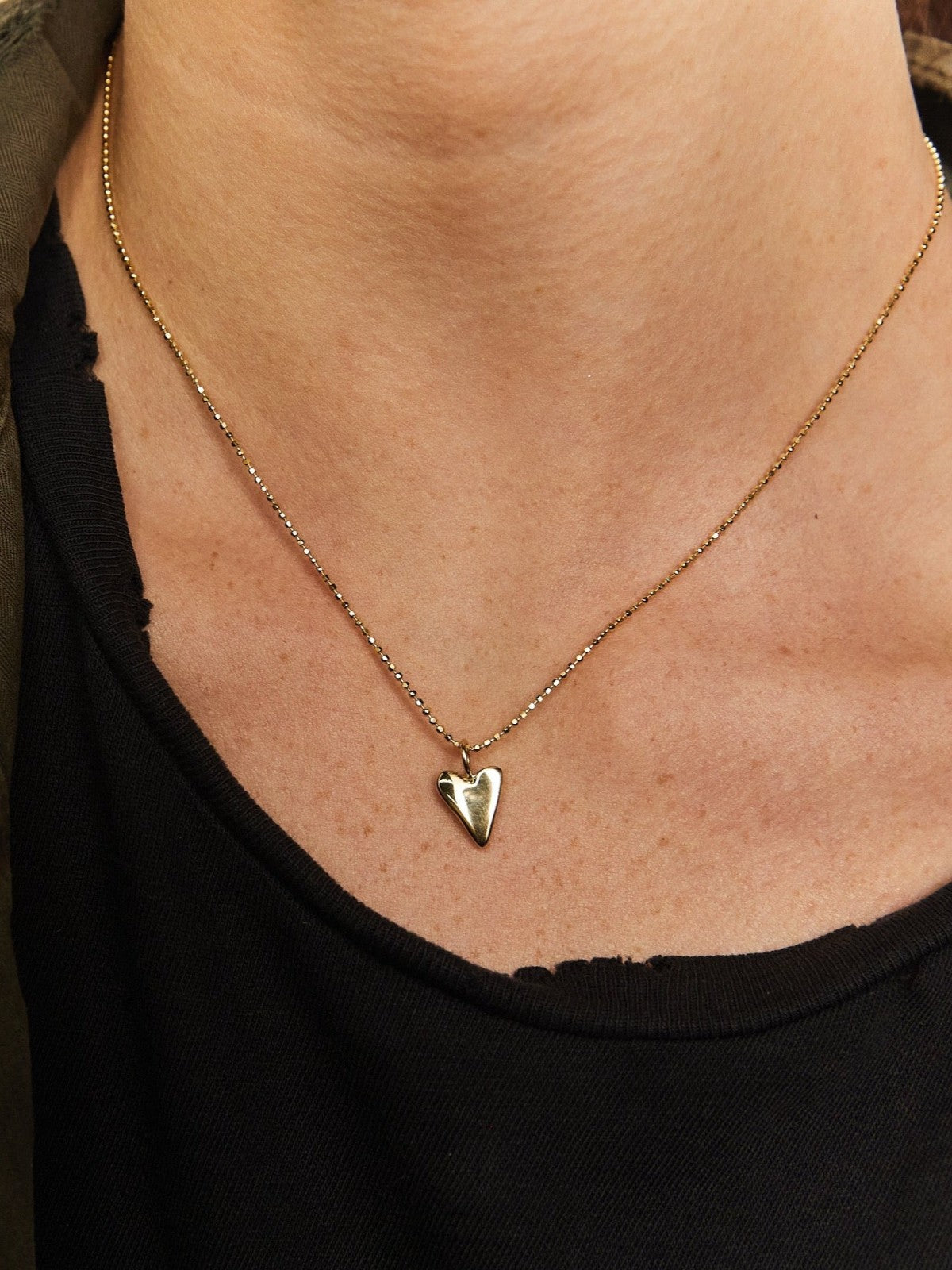 Raw Small Heart Pendant Raw Small Heart Pendant