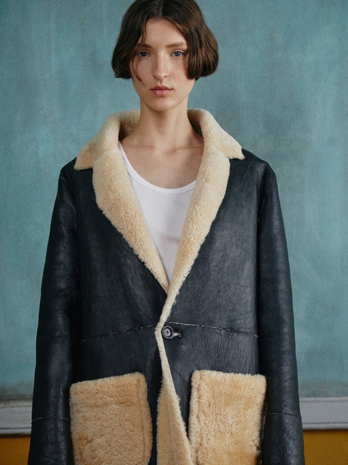 Flex Coat | Black/Beige Flex Coat | Black/Beige