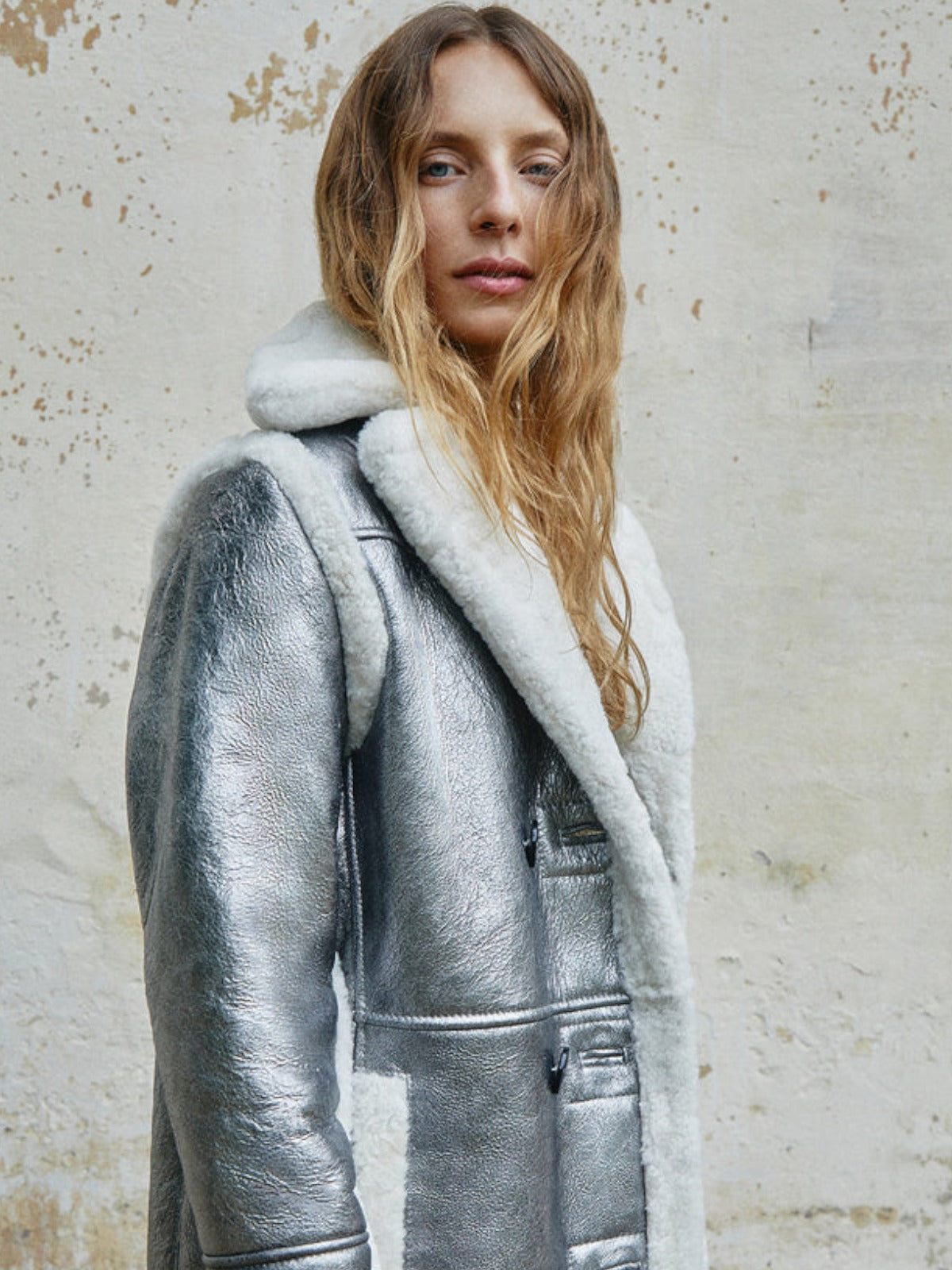 Neon Long Coat | Silver Neon Long Coat | Silver