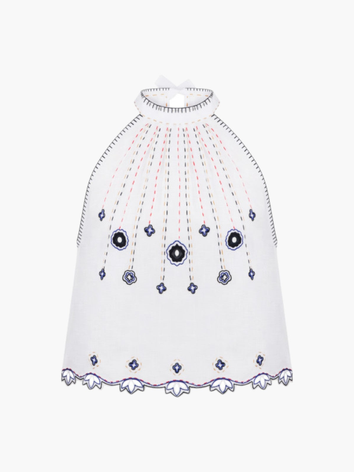 Check Mate Top | White Check Mate Top | White