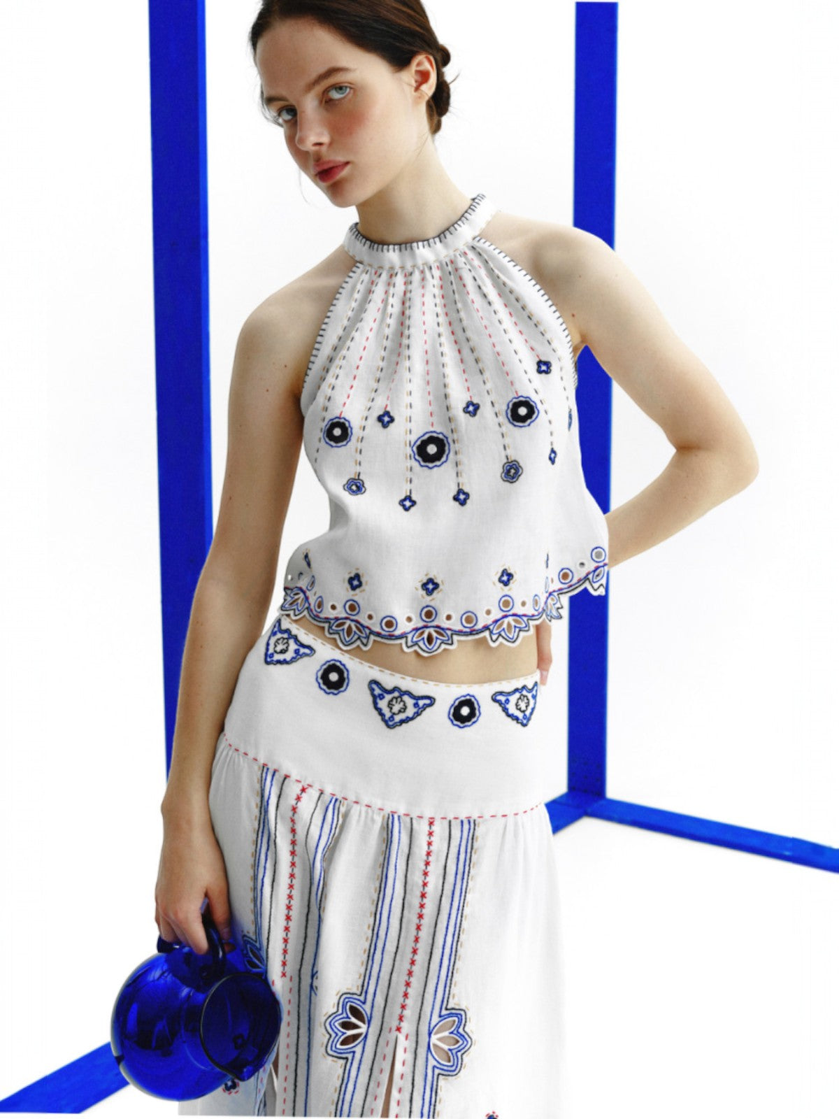 Check Mate Top | White