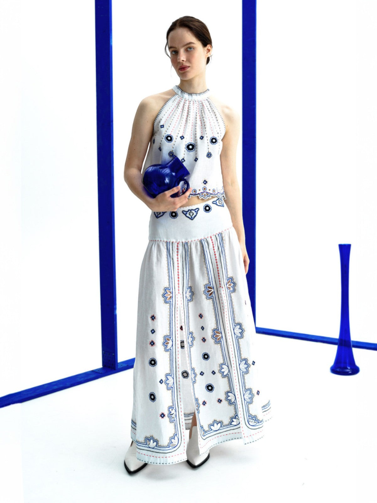 Check Mate Top | White Check Mate Top | White