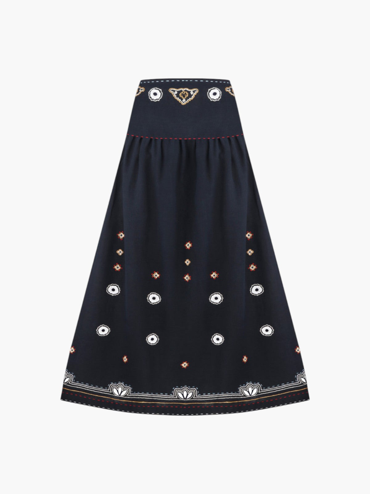 Check Mate Skirt | Navy Blue Check Mate Skirt | Navy Blue