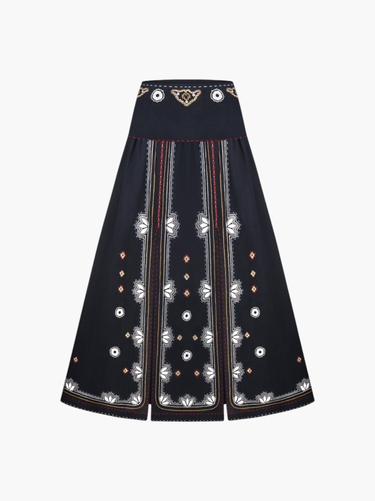 Check Mate Skirt | Navy Blue