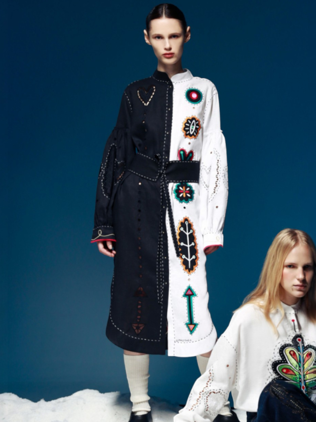 Epic Flower Dress | Black/White Epic Flower Dress | Black/White