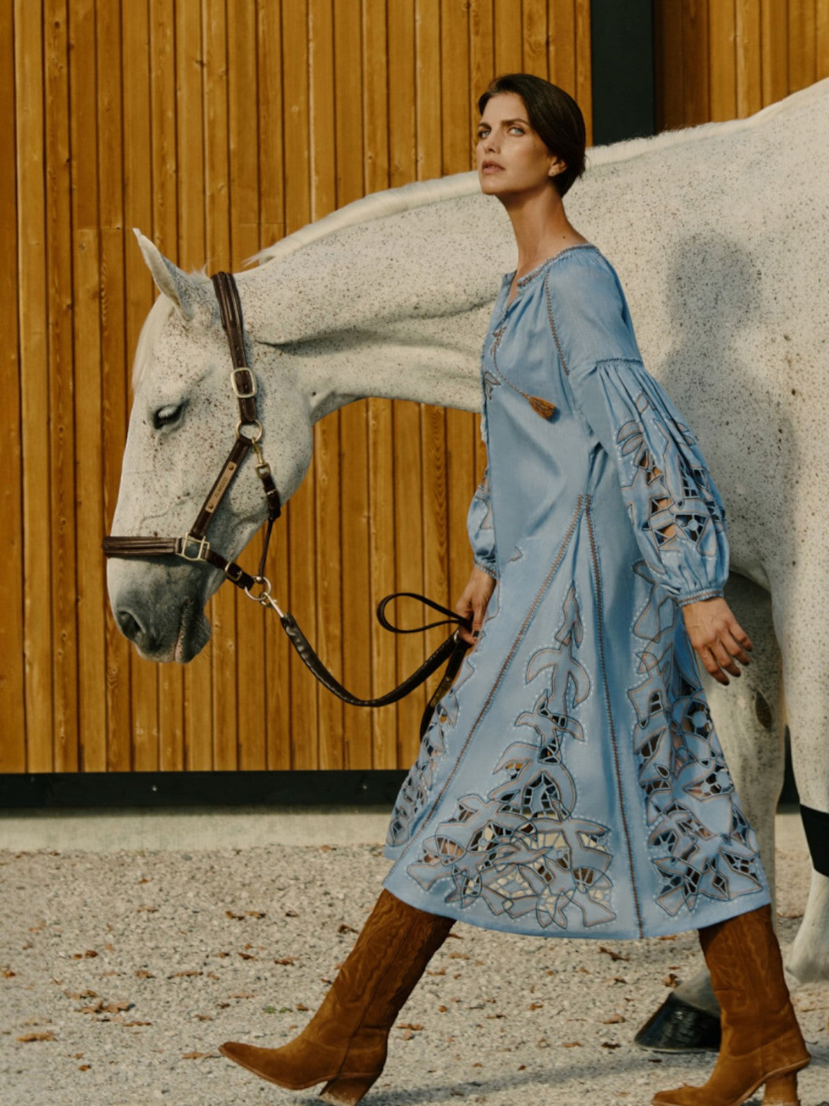 My Sleeping Gypsy | Flying Home Midi Dress | Pale Blue | Fashionkind My Sleeping Gypsy | Flying Home Midi Dress | Pale Blue | Fashionkind