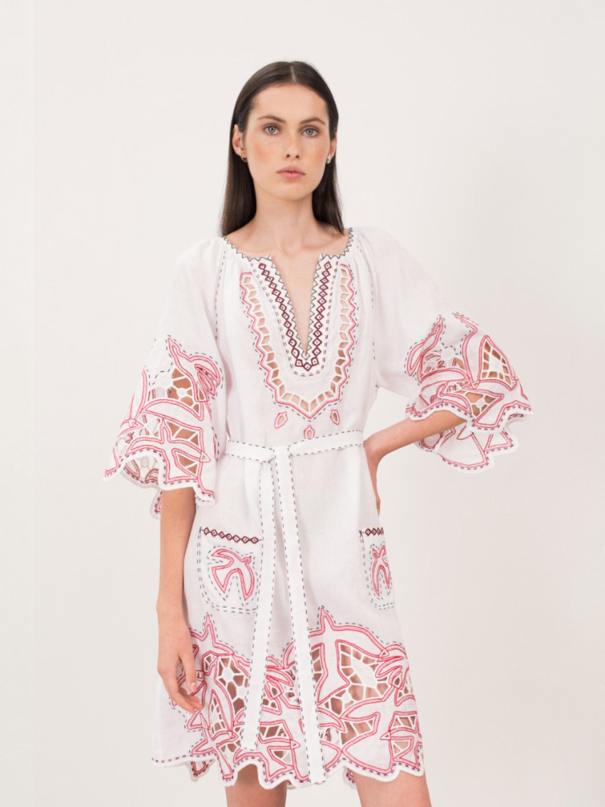 Flying Home Short Dress | White Flying Home Short Dress | White