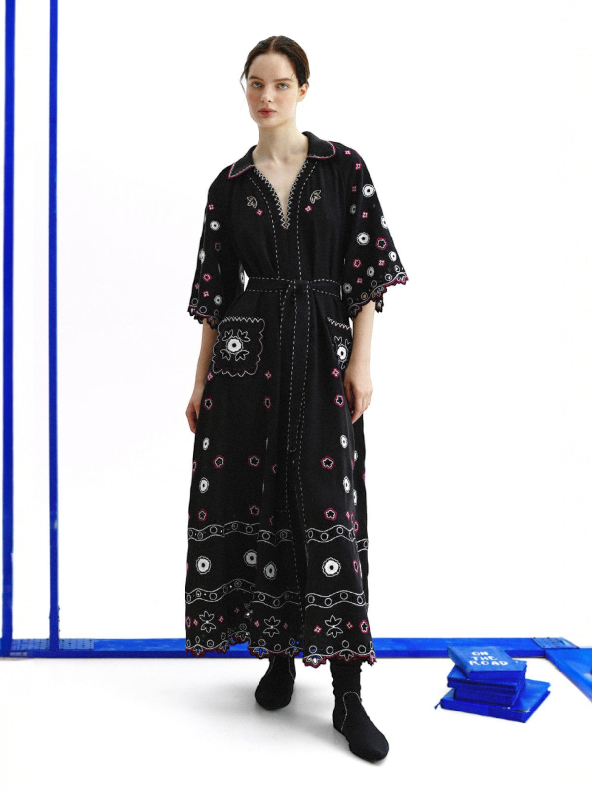 Glass House Long Dress | Black Glass House Long Dress | Black