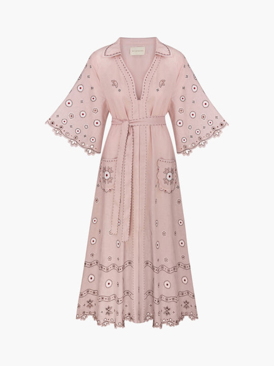 Glass House Long Dress | Powder Pink