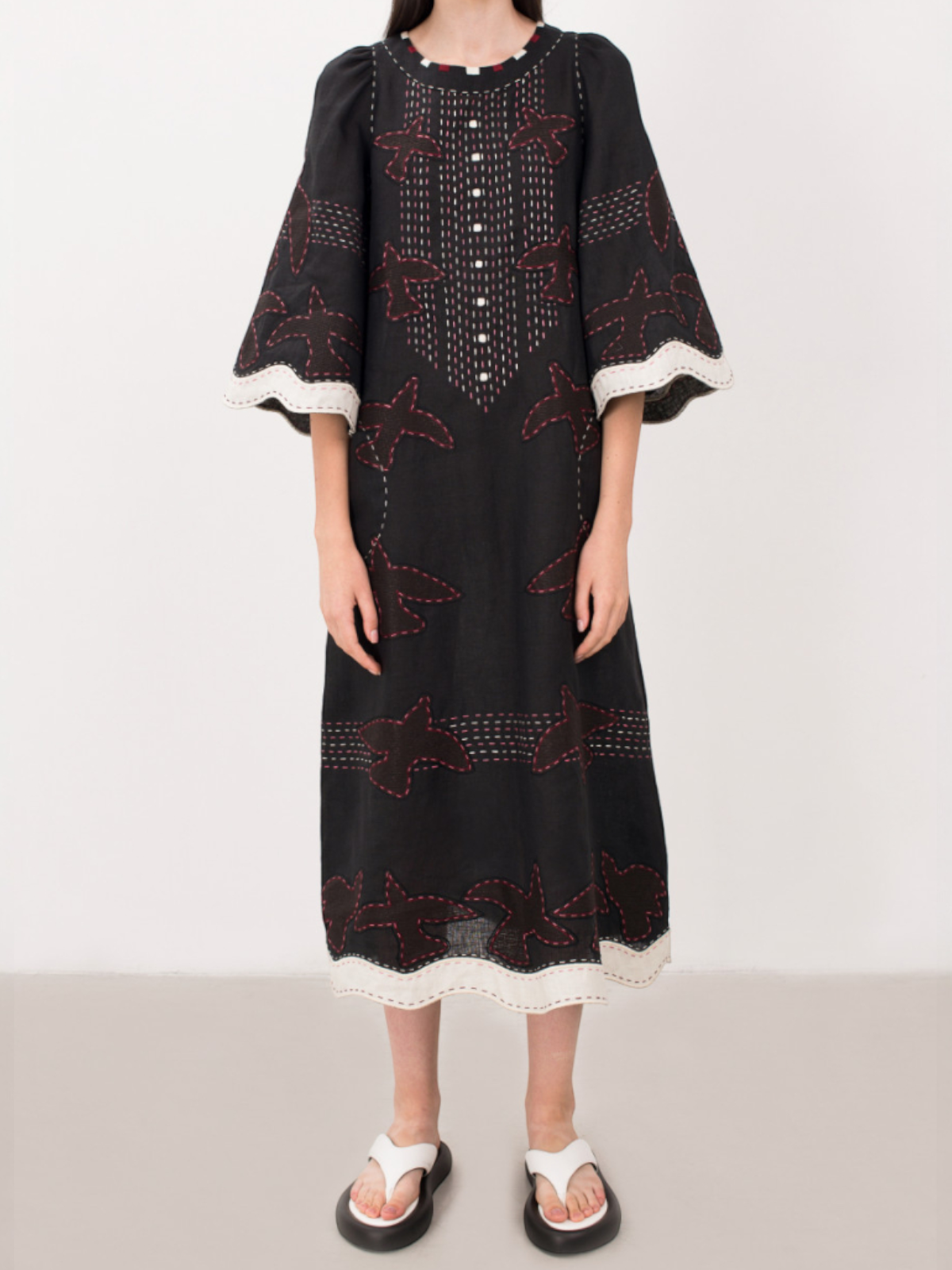 God Realm Midi Dress | Black God Realm Midi Dress | Black