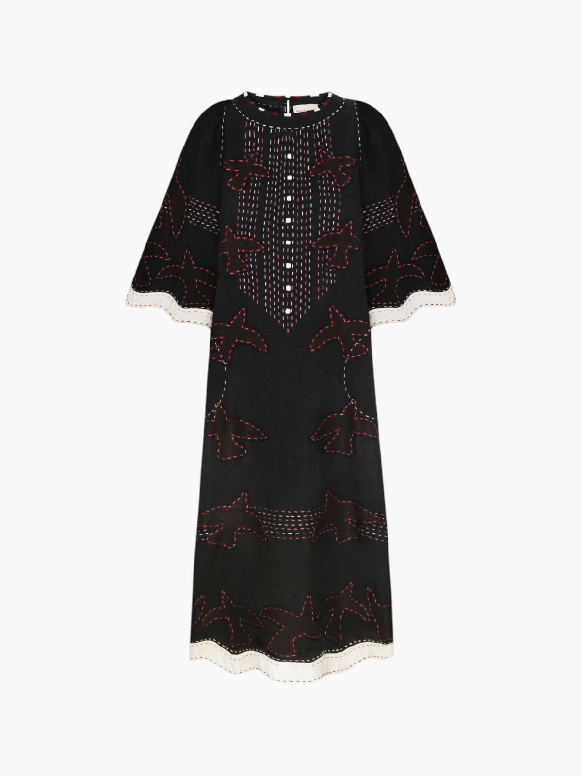 God Realm Midi Dress | Black