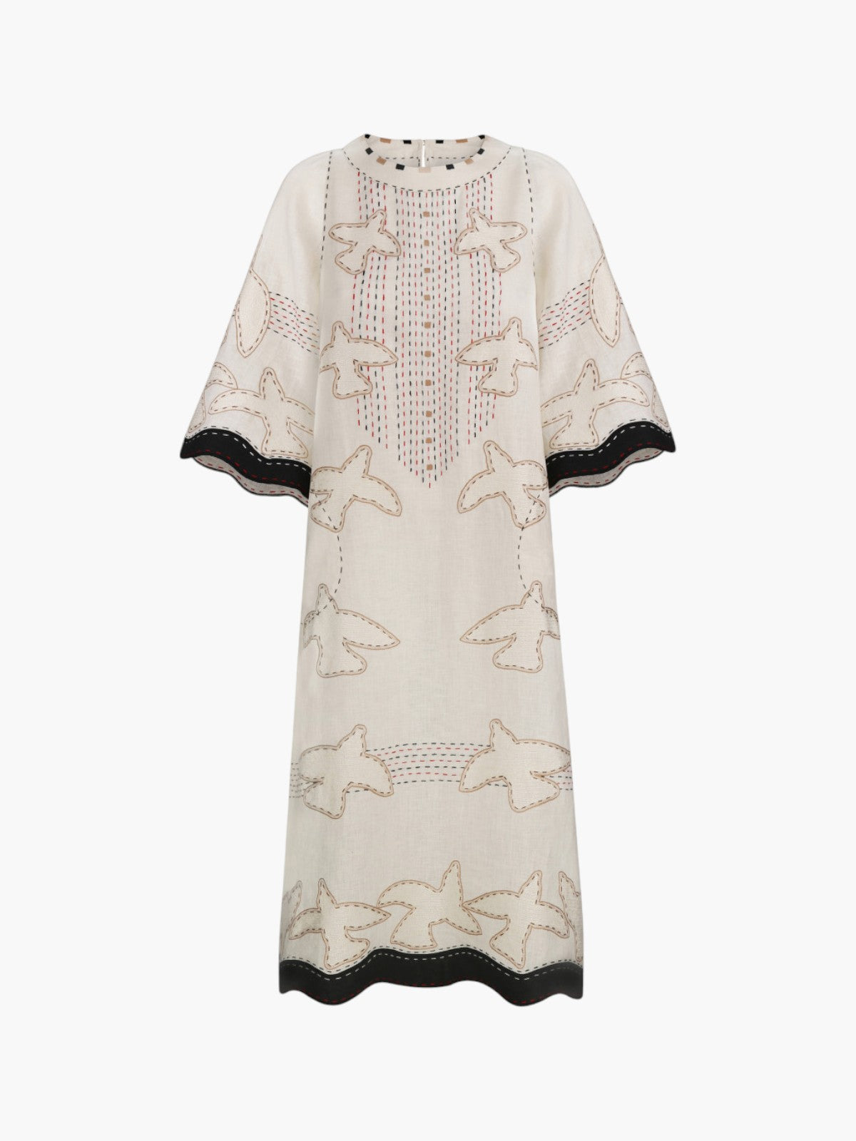 God Realm Midi Dress | Ivory