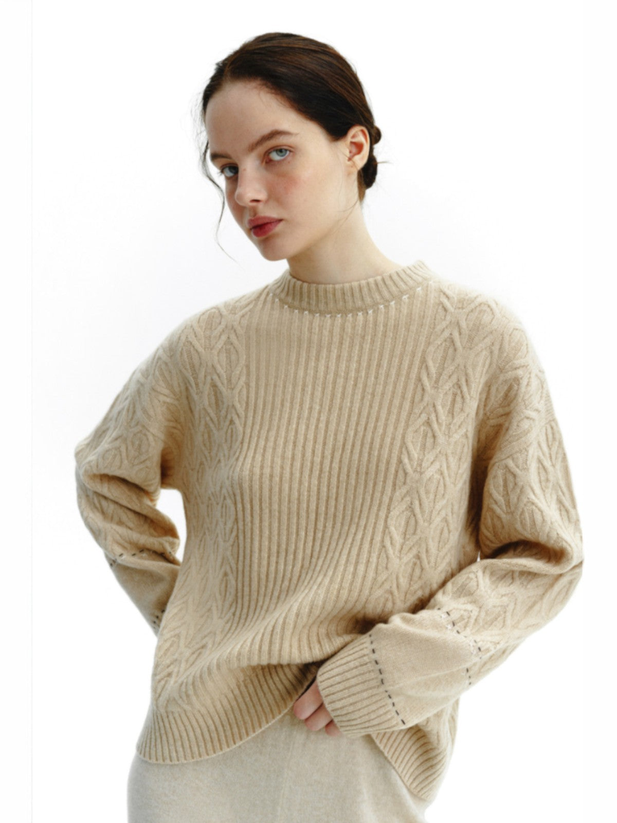 Hygge Sportic Style Jumper | Natural Beige Hygge Sportic Style Jumper | Natural Beige