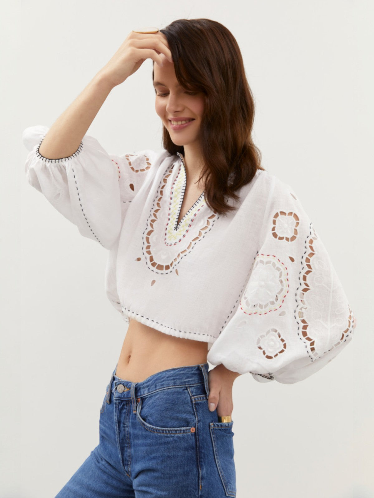 Merezhivo Blouse | White