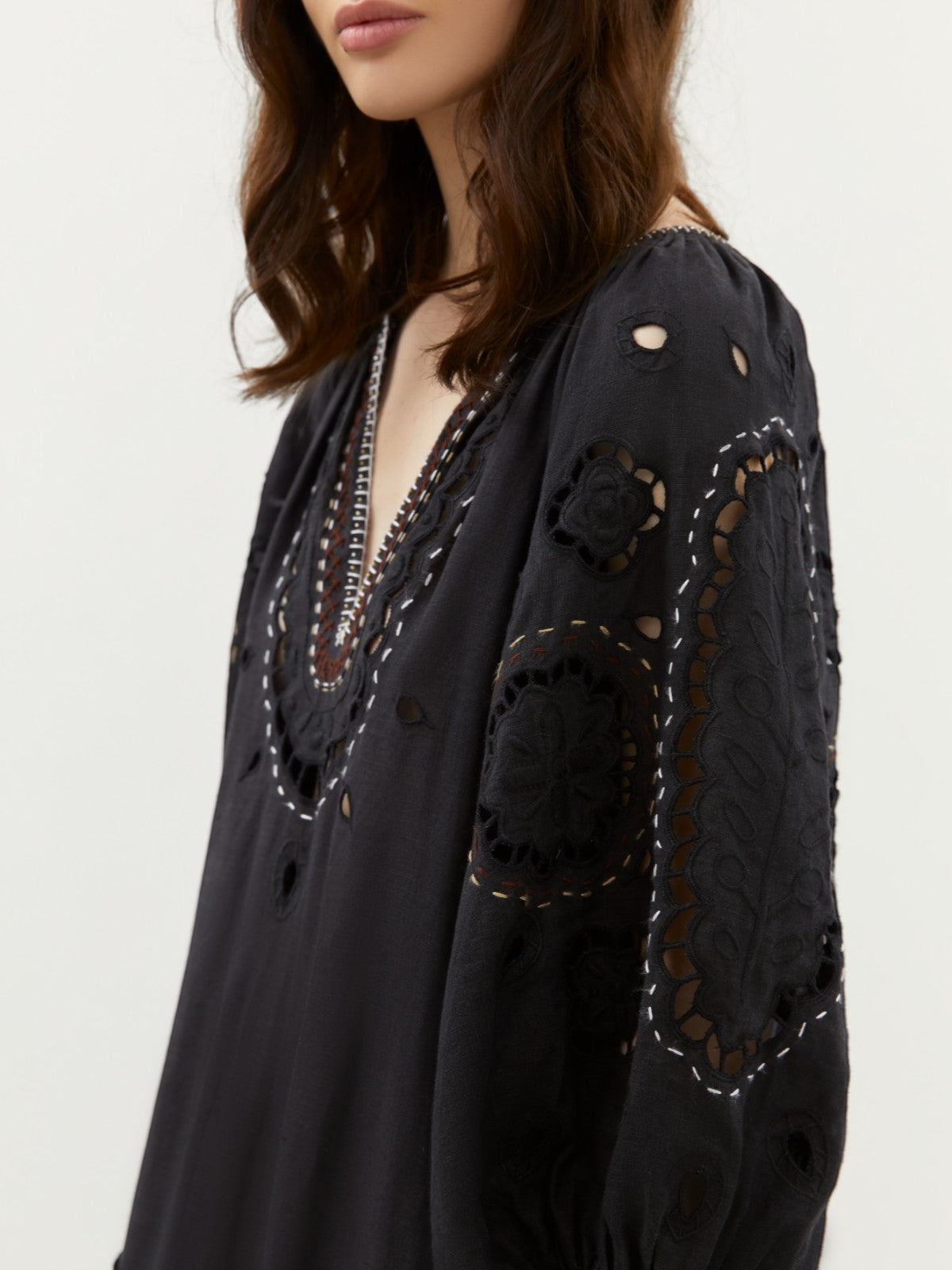 Merezhivo Long Dress | Black Merezhivo Long Dress | Black