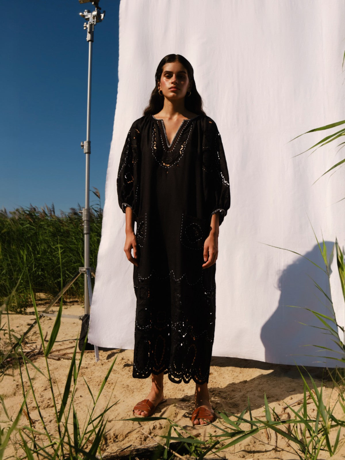 Merezhivo Long Dress | Black Merezhivo Long Dress | Black
