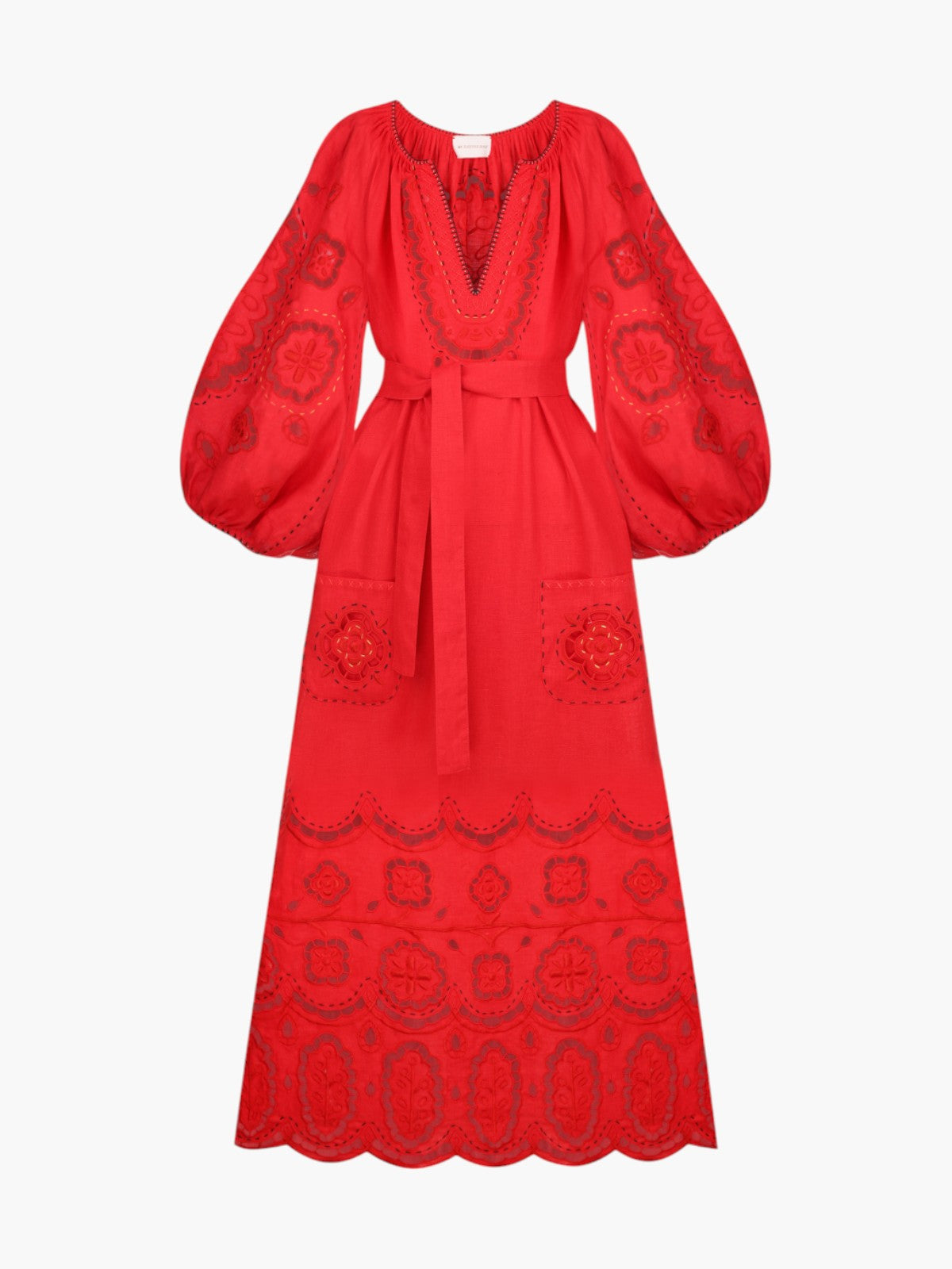 Merezhivo Long Dress | Red Merezhivo Long Dress | Red