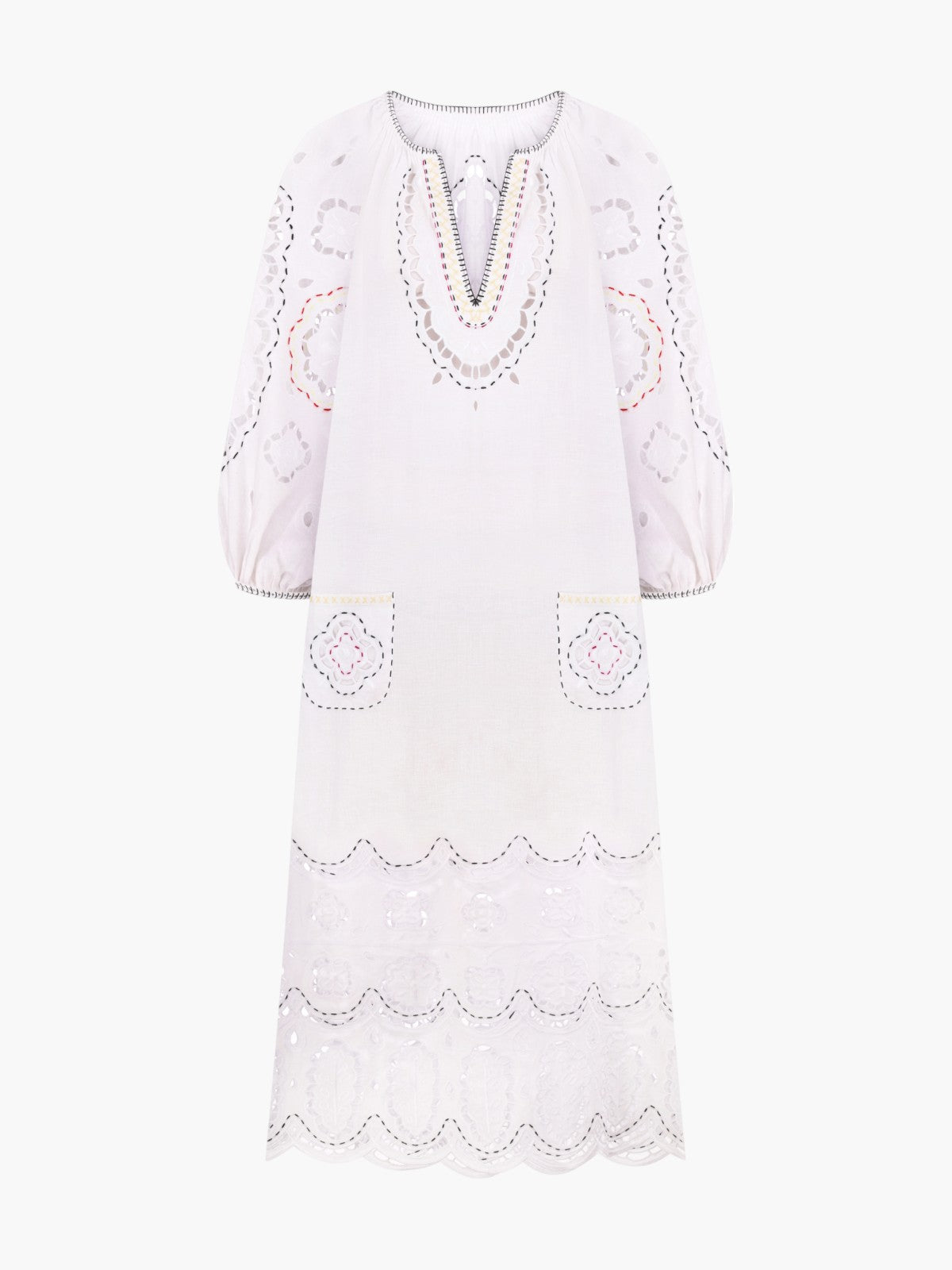 Merezhivo Long Dress | White Merezhivo Long Dress | White