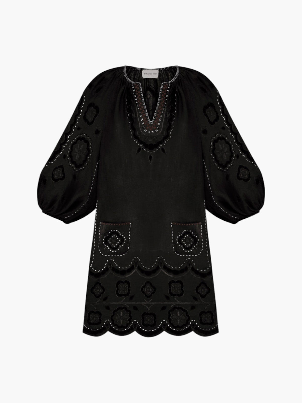 Merezhivo Short Dress | Black Merezhivo Short Dress | Black