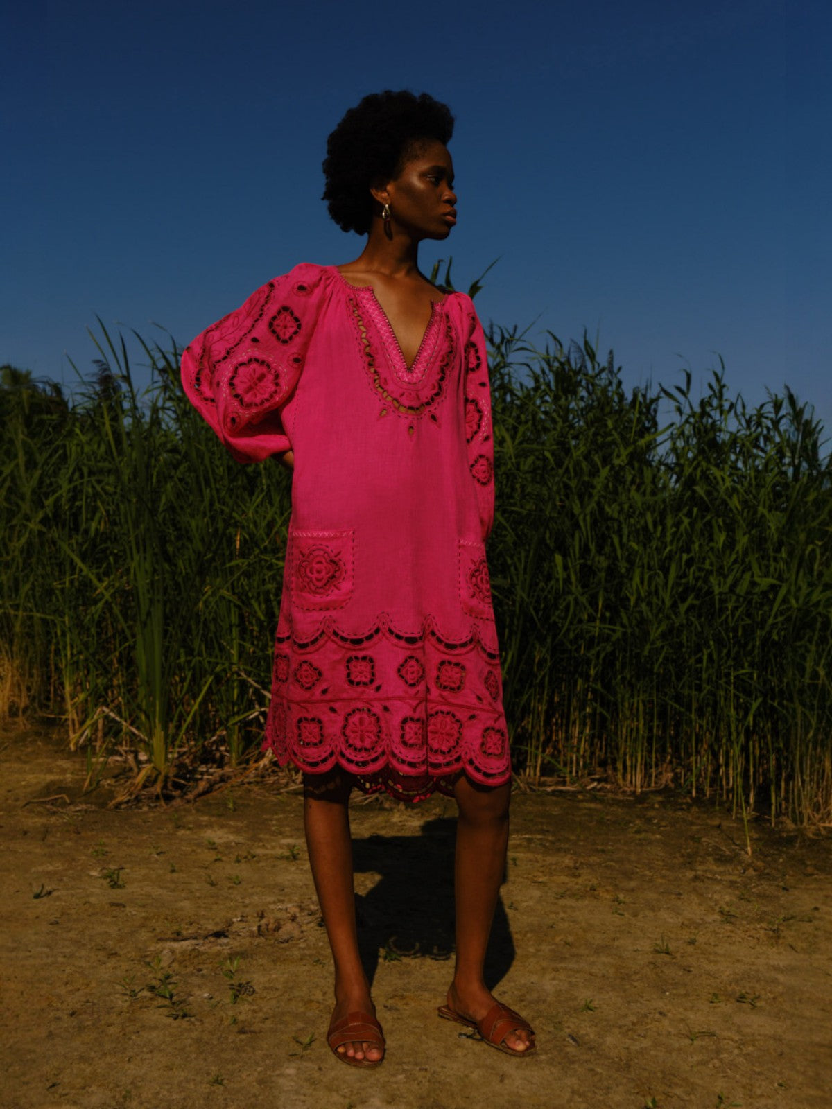 Merezhivo Short Dress | Fuchsia Merezhivo Short Dress | Fuchsia