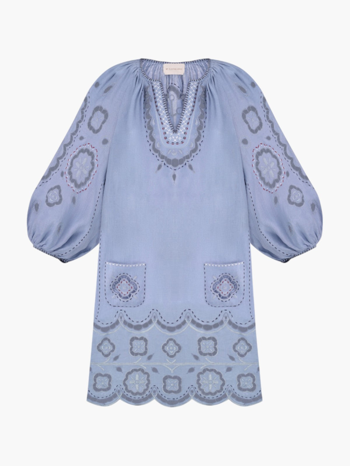 Merezhivo Short Dress | Pale Blue Merezhivo Short Dress | Pale Blue