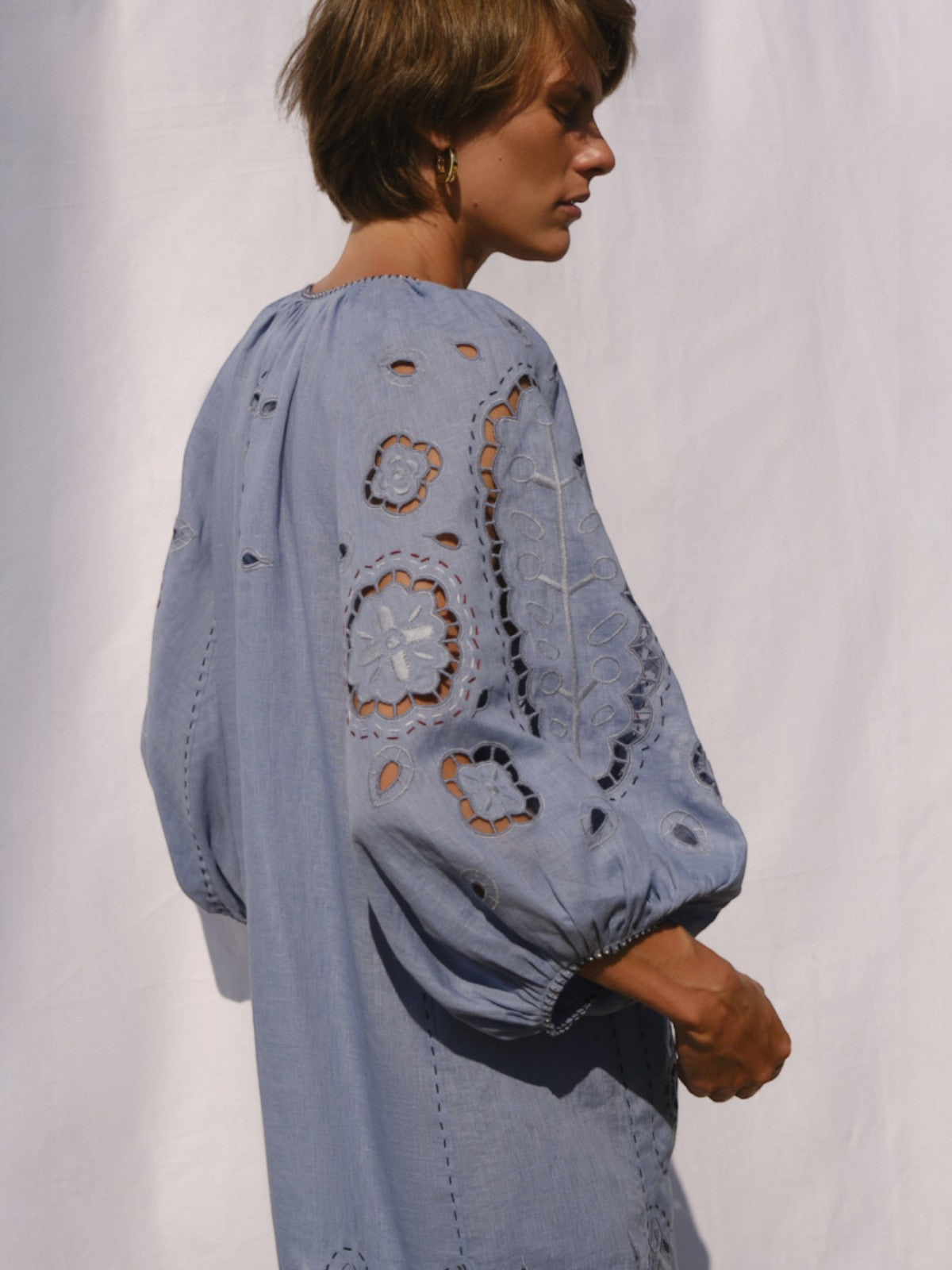 Merezhivo Short Dress | Pale Blue Merezhivo Short Dress | Pale Blue