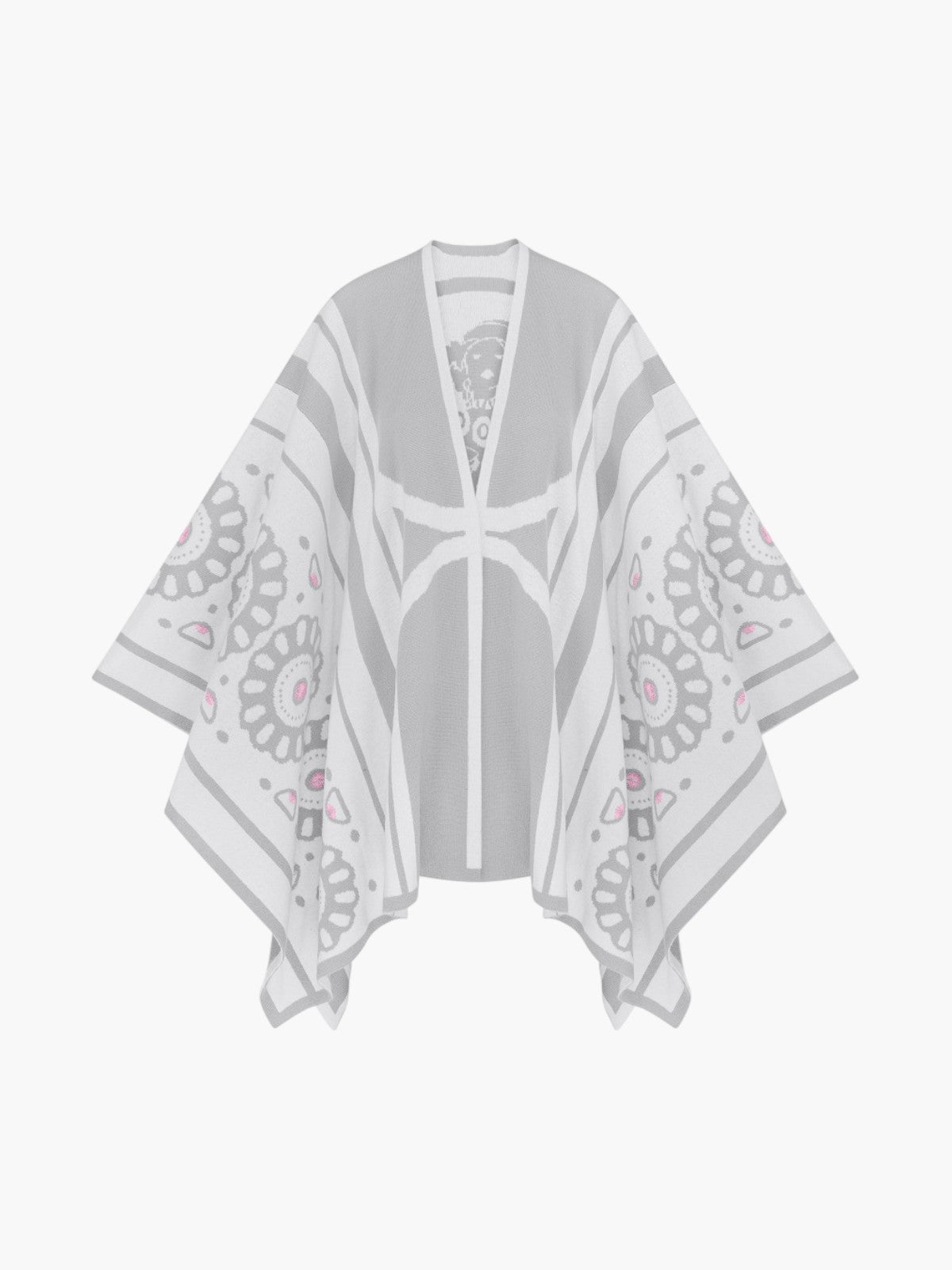 Modern Muse Poncho | Light Grey/White Ice Modern Muse Poncho | Light Grey/White Ice