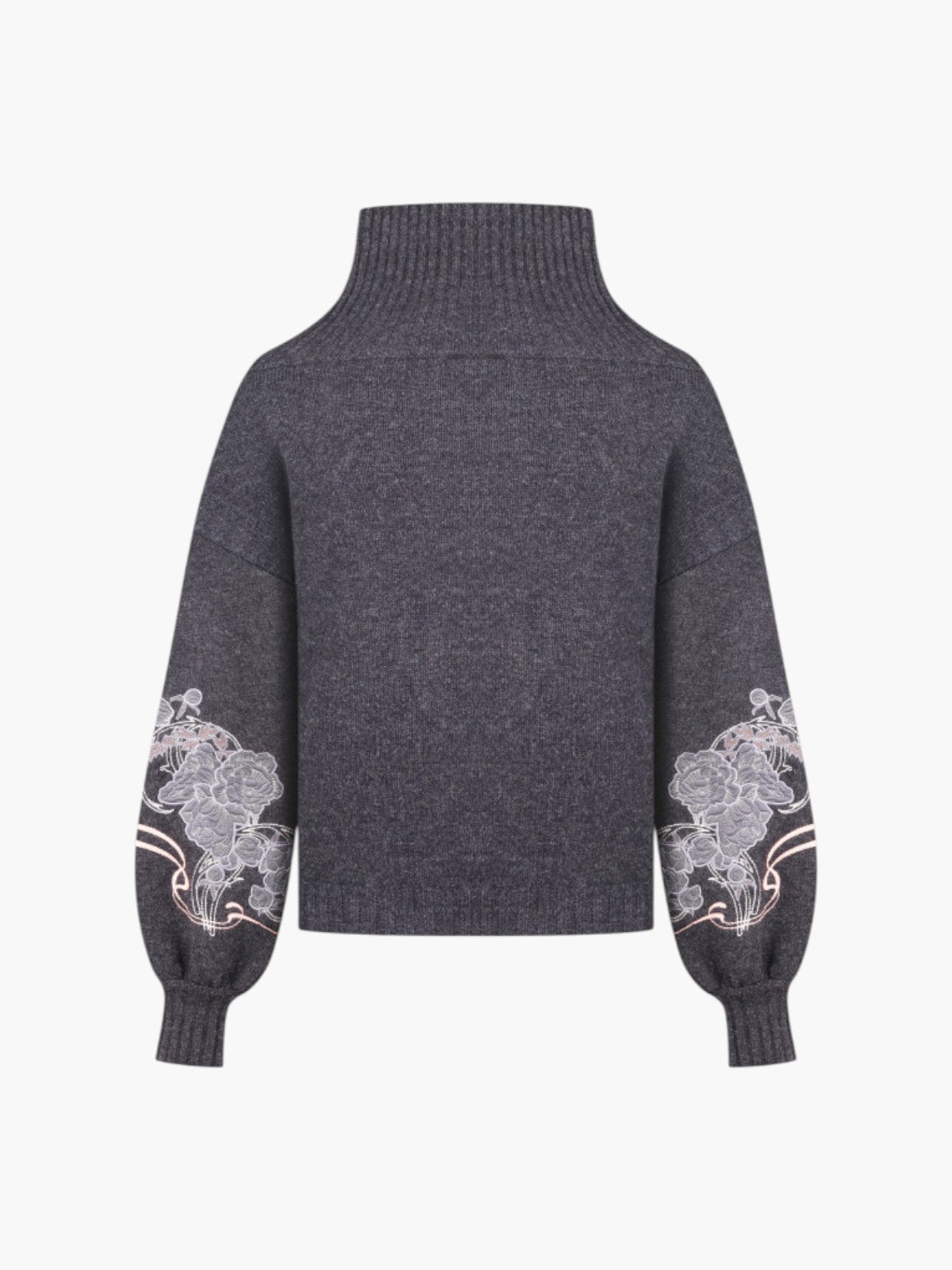 Peonies Jumper | Graphite Peonies Jumper | Graphite