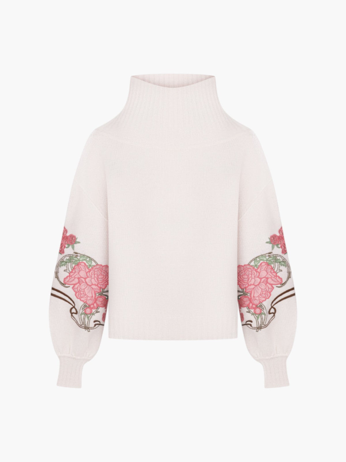Peonies Jumper | White Ice Peonies Jumper | White Ice