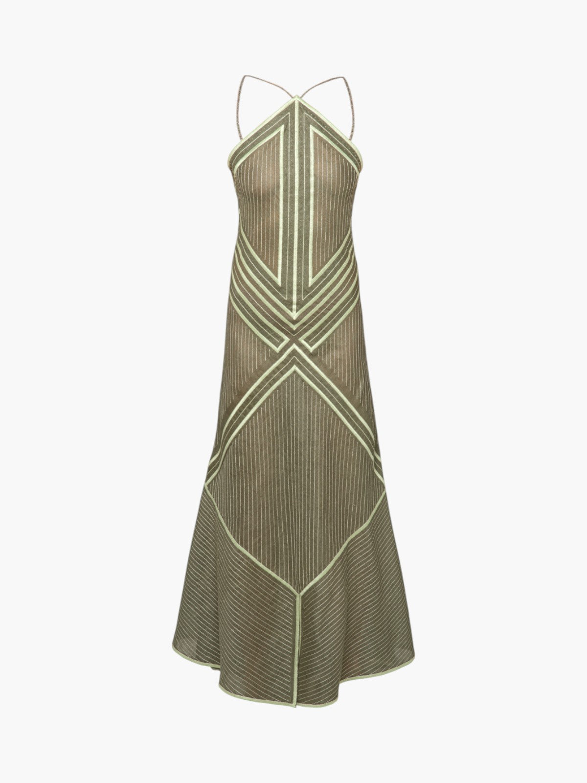 Rain Prayer Long Sarafan | Pale Green Rain Prayer Long Sarafan | Pale Green